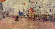 Fest am Montmartre nach van Gogh